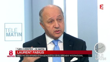 Laurent Fabius : "il faut absolument limiter l'émission de gaz à effet de serre"