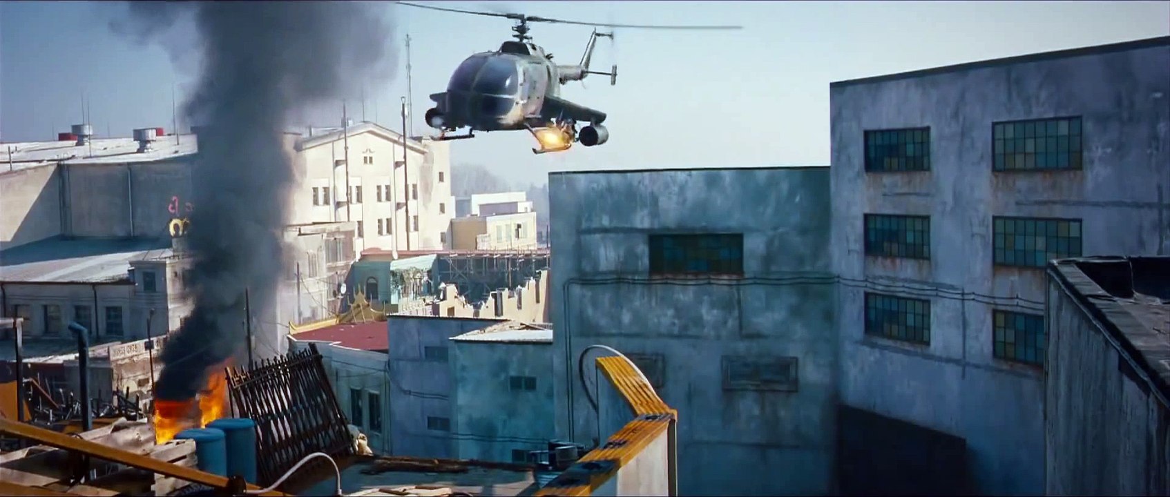 The Expendables 2 Action Scene Clip # 2