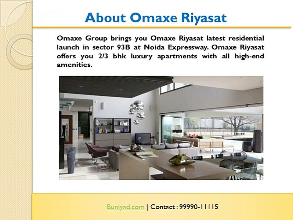 Omaxe Riyasat High Rise Apartments in Noida
