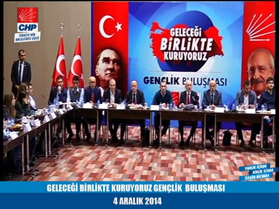GELECEĞİ BİRLİKTE KURUYORUZ GENÇLİK  BULUŞMASI 04/12/2014