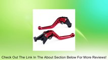 1 Pair of Short Red Adjustable Motorcycle CNC Brake Clutch Levers Fit For Suzuki GSXR600 2004-2005 Review