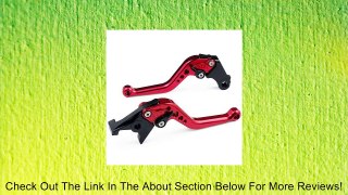 1 Pair of Short Red Adjustable Motorcycle CNC Brake Clutch Levers Fit For Suzuki GSXR600 2004-2005 Review