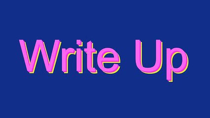 How to Pronounce Write Up