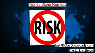 Kidney Stone Remedy Download Risk Free (our review)
