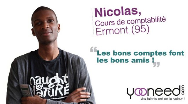 Cours de Comptabilité à Ermont (95120 _ Val d'Oise) avec Nicolas - Yooneed