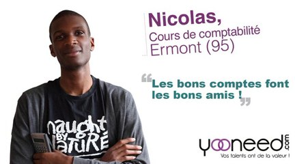 Cours de Comptabilité à Ermont (95120 _ Val d'Oise) avec Nicolas - Yooneed