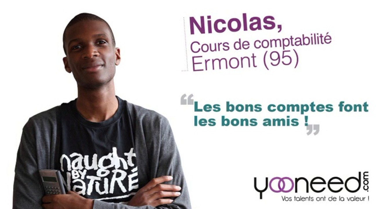 Cours de Comptabilité à Ermont (95120 _ Val d'Oise) avec Nicolas - Yooneed