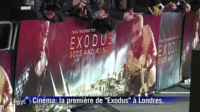Cinema: Ridley Scott et Christian Bale à la première de Exodus