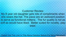 Polar Bear Full Animal Hoodie Faux FUR Hat 3-in-1 Function Review