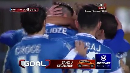 Empoli 2-0 Genoa Maç Özeti ve Golleri 03.12.2014