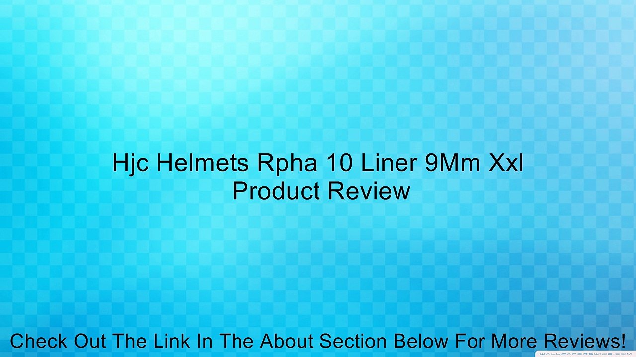 Hjc Helmets Rpha 10 Liner 9Mm Xxl Review