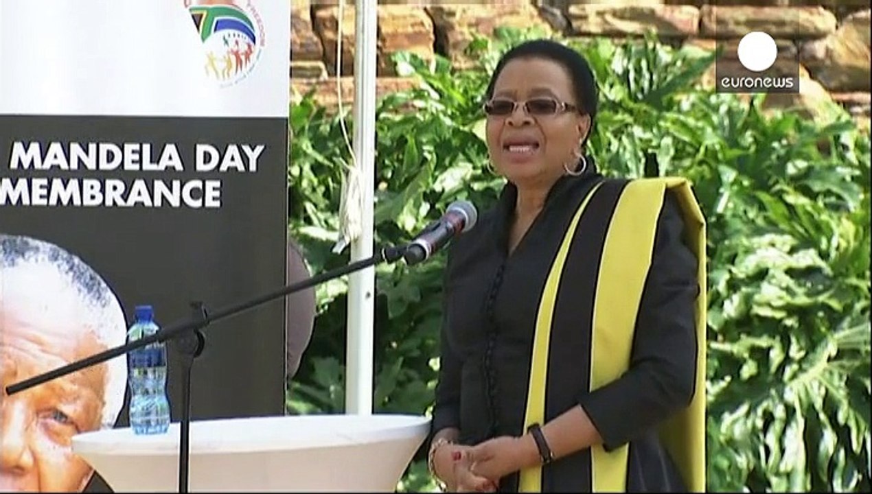 Südafrika: gedenken an nelson mandela