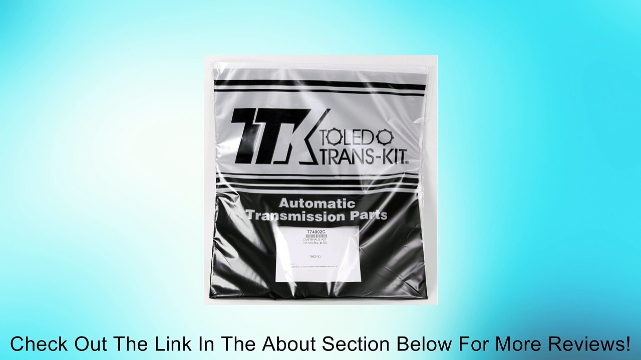 700R4 4L60 OVERHAUL GASKET & SEAL REBUILDER KIT 1982-1993 GM CHEVY Review