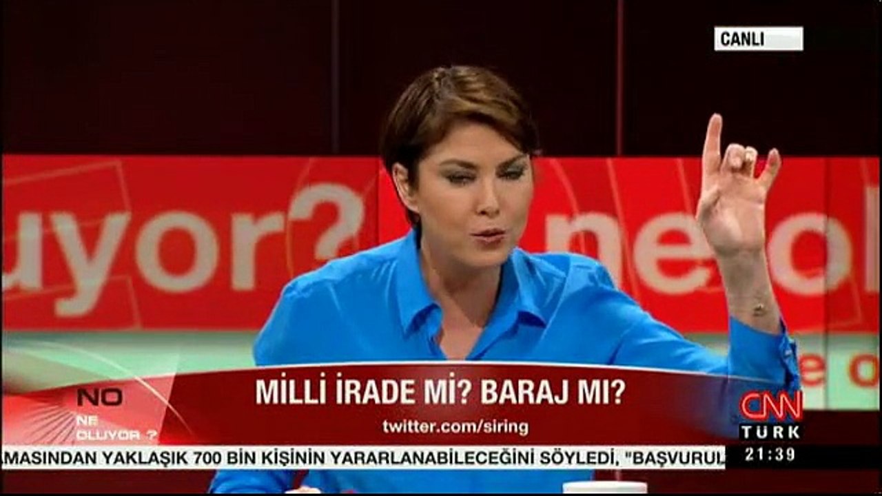 CENK SIDAR TÜRKIYEDE YÜZDE ON BARAJ SISTEMI NEDENIYLE GEZI OLAYLARI PATLAK VERDI