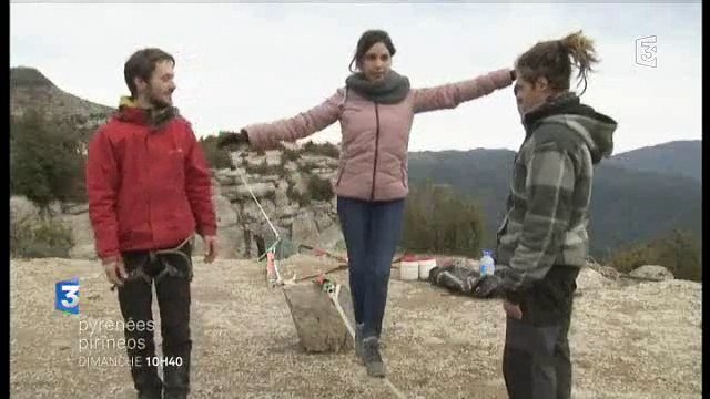 BA Pyrénées Pirineos slackline