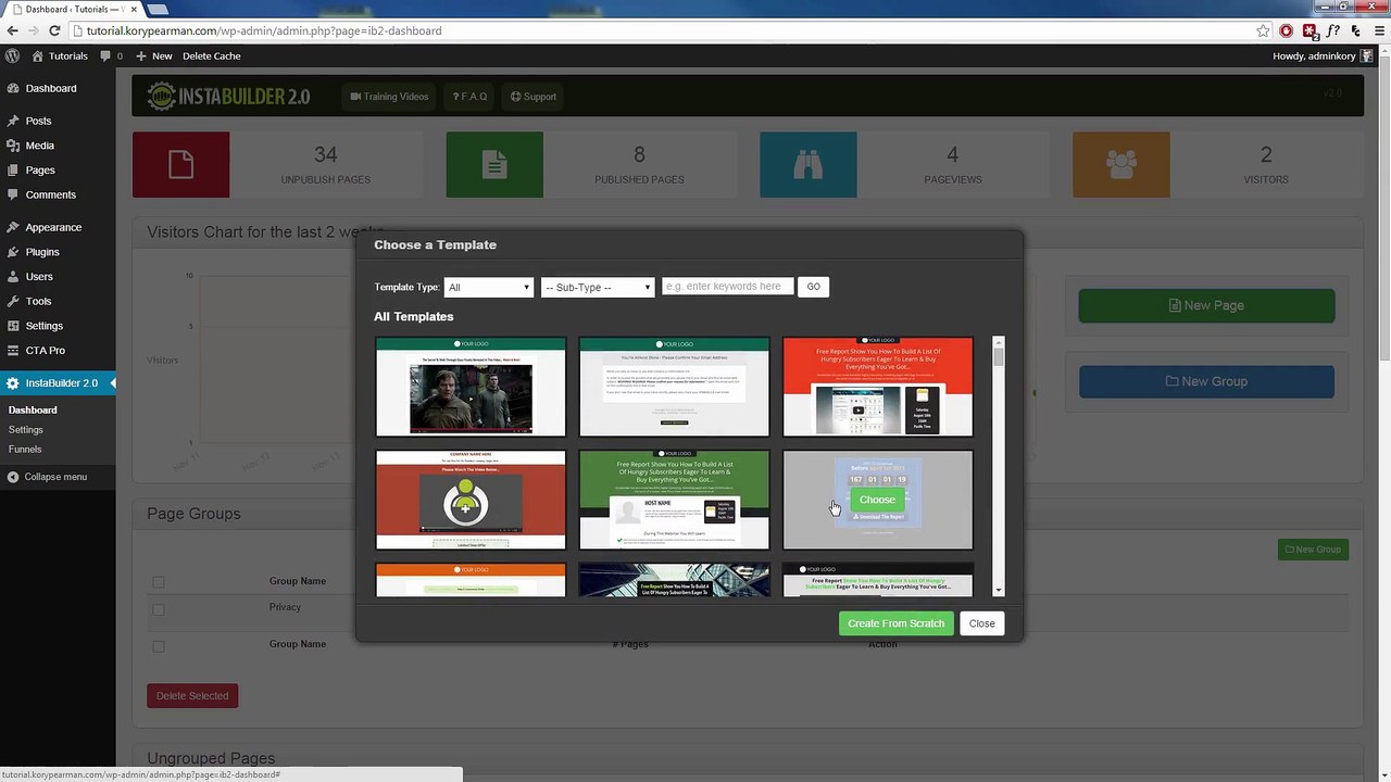 InstaBuilder 2.0 Tutorial (Part 6) - How To Create Disclaimer, Privacy Policy, TOS Page