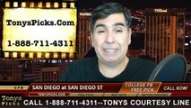 San Diego St Aztecs vs. San Diego Toreros Free Pick Prediction NCAA College Basketball Odds Preview 12-4-2014