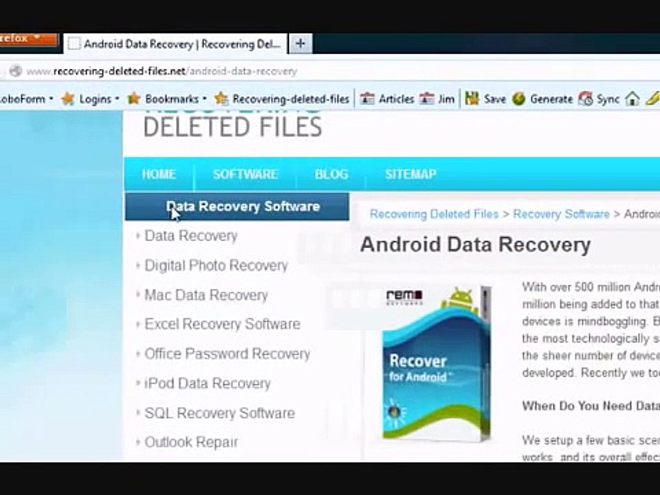 Android Silinen Mesajları Verileri Resimleri Kurtarma Geri Alma Programı indir