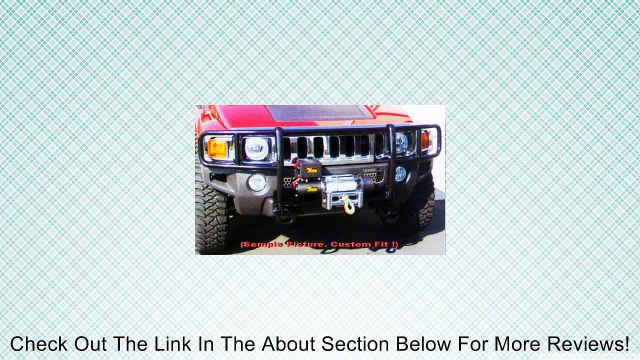 Premium Black Grille Bumper Brush Guard Bull Bar #H74148 Custom Fit H3/H3T (W/Winch Mount) Review