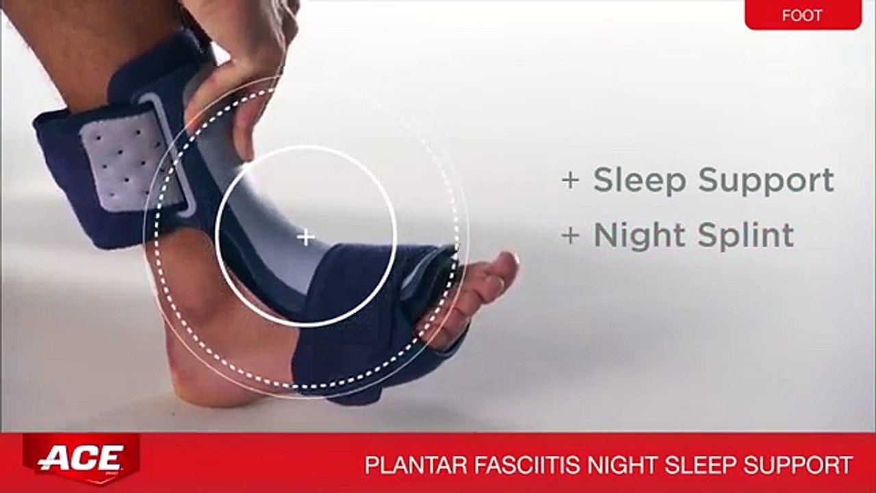 ACE(TM) Brand Plantar Fasciitis Sleep Support video Dailymotion