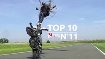 Top 10 Extreme Sports Videos  N°11! : STUNT, MTB, SLACKLINE, SKI, DANCE, SKYDIVING, KITESURF, SKATE, SNOWBOARD, AIRCRAFT