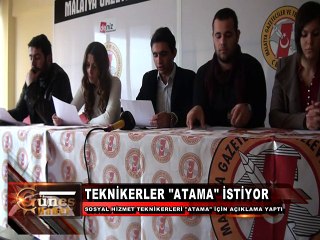 SOSYAL HİZMET TEKNİKERLERİ ATAMA BEKLİYOR