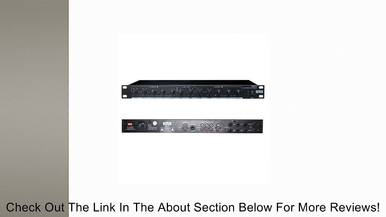 EMB PRO 3 WAY CROSSOVER + SUB WOOFER Control EBX79 Review