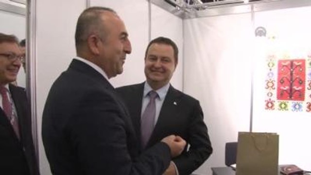 Çavuşoğlu, İvica Dacic ile Bir Araya Geldi