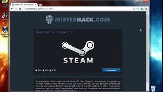 Free Hack Steam Gift Card Generator - GRATUIT Steam Carte-cadeau Générateur PIRATER 2014-2015