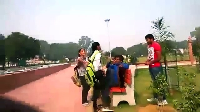 rohtak sisters beating another person