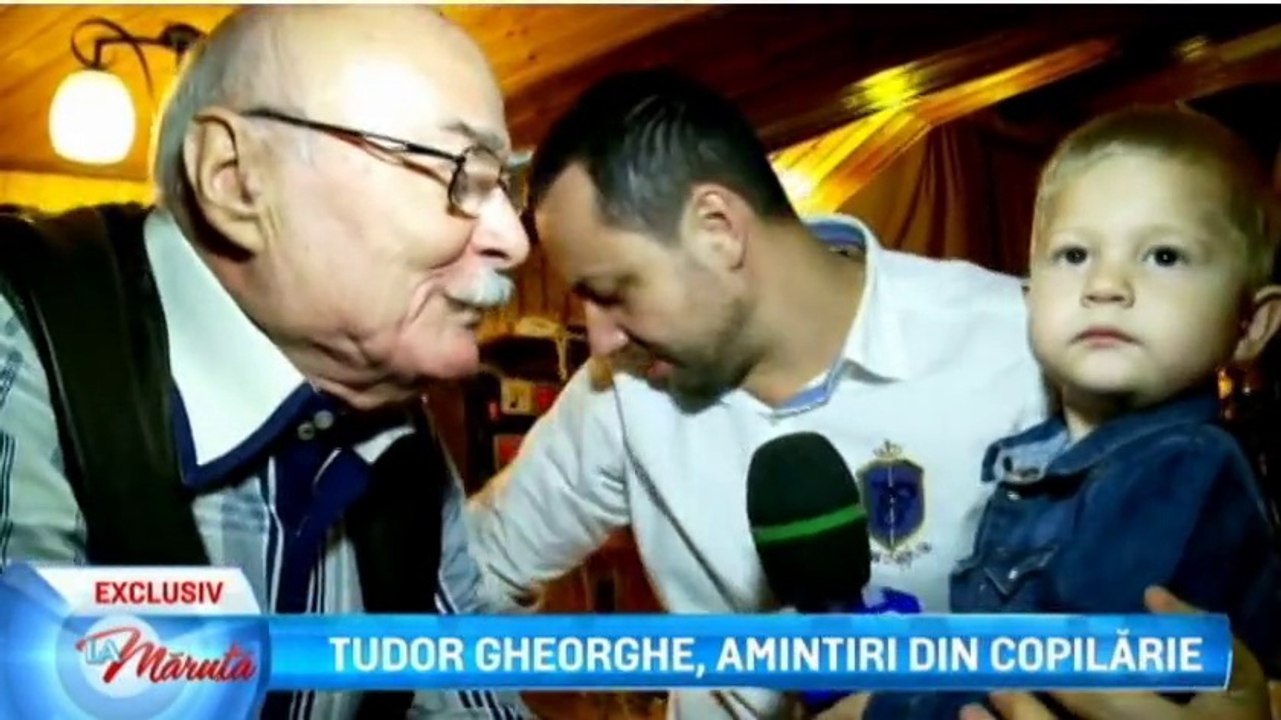Tudor Gheorghe - Amintiri din copilarie si tinerete - impreuna cu sotia si nepotul (la Maruta, 1 decembrie)