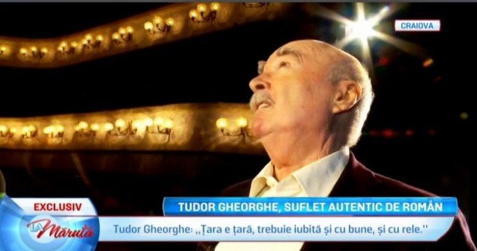Tudor Gheorghe - Suflet autentic de roman (cu sotia, la Catalin Maruta, de 1 decembrie 2014)