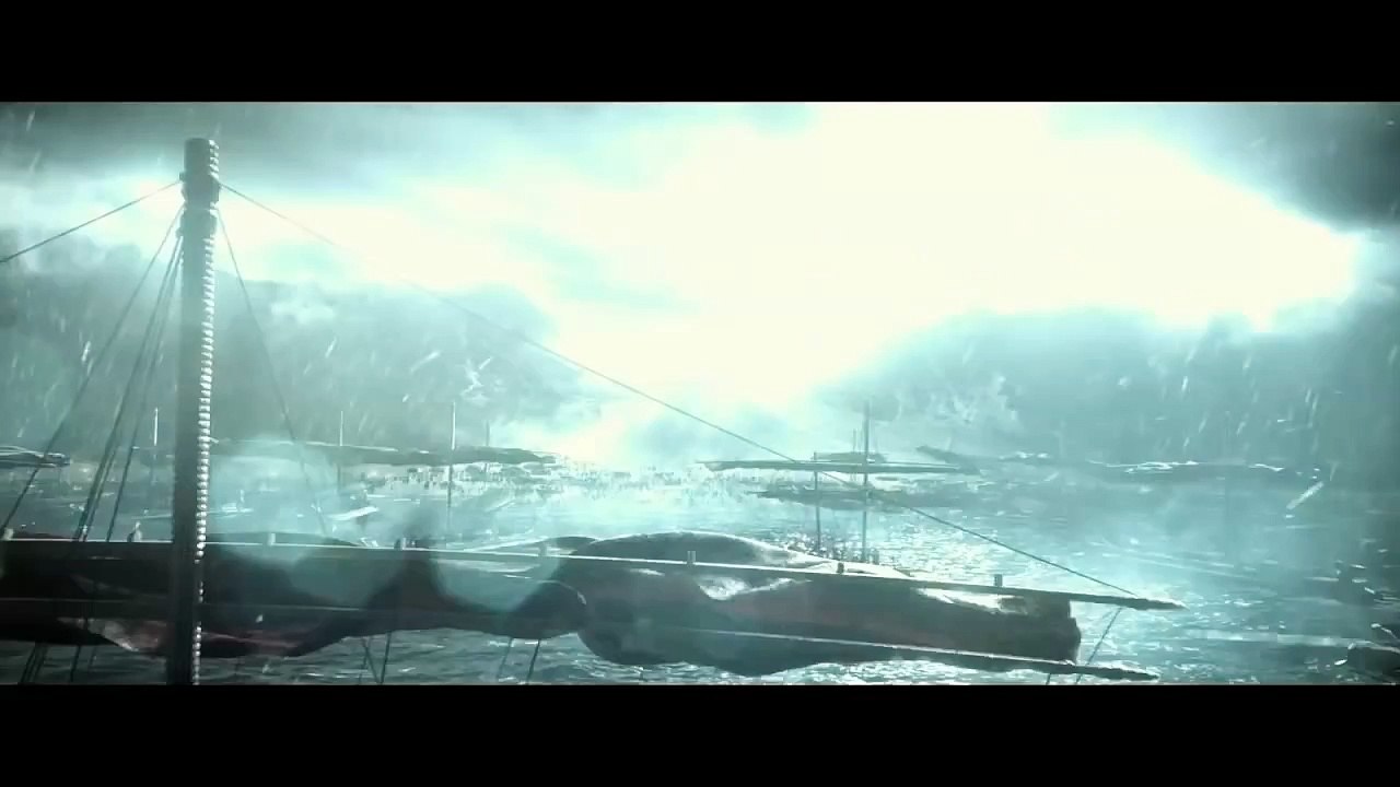 300 RISE OF AN EMPIRE Movie Clip # 1 _Themistokles Battle_
