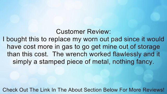 Porter Cable Replacement Wrench for 7335/7336 Sander/Polisher # 692900 Review