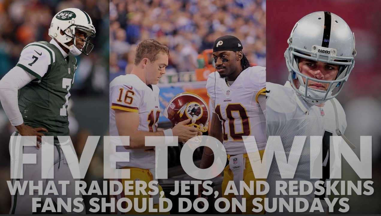 Five to Win: What fans of the NFL's worst teams should do on Sundays