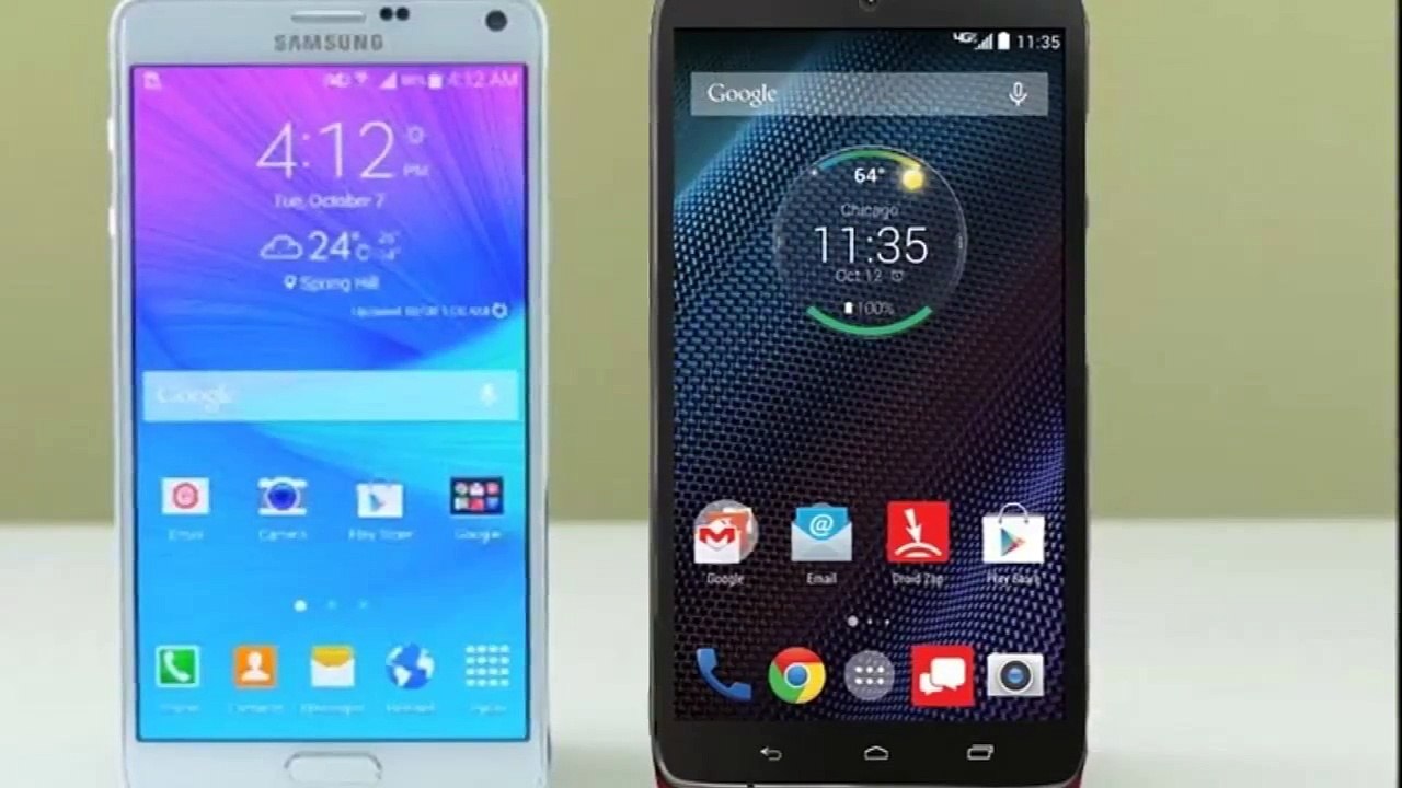 Motorola DROID Turbo Vs Samsung Galaxy Note 4 Comparison