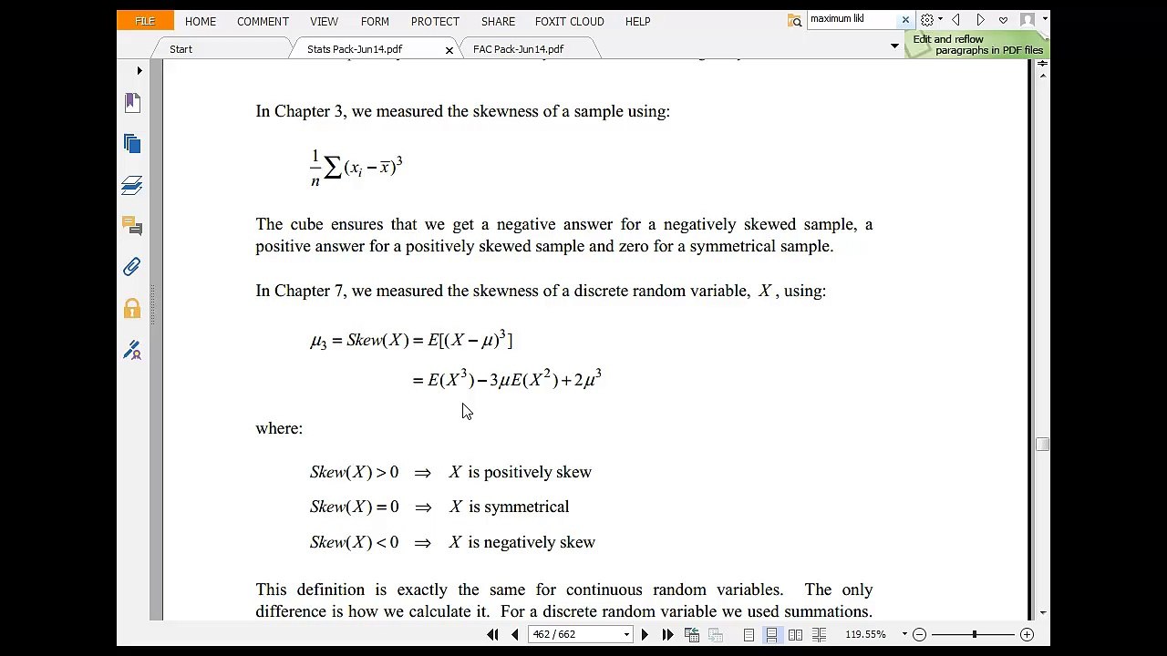 Continuous random variables - ACET Prep Online Course