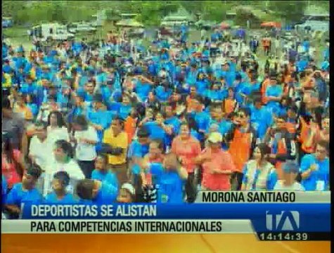 Atletas se preparan para competencias internacionales