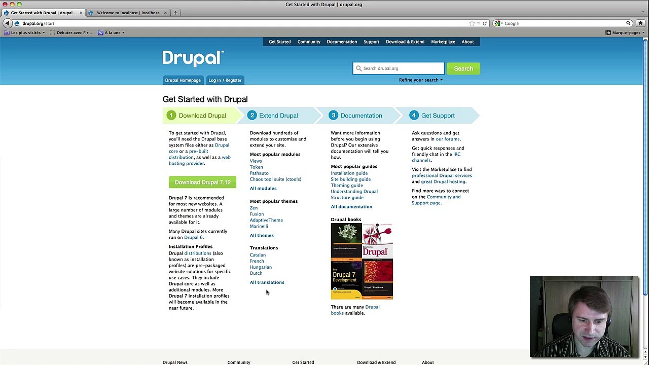Drupal7 Episode 6 Traduire l'interface administrateur
