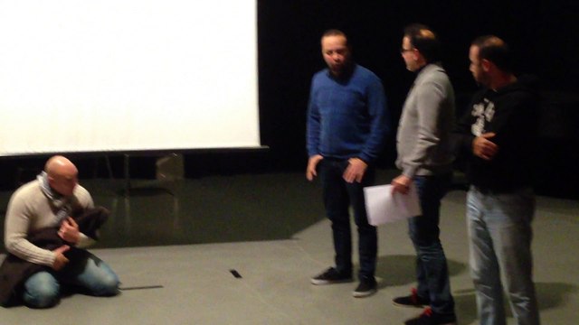 Répétition de la pièce de théâtre Djihad d'Ismaël Saïdi