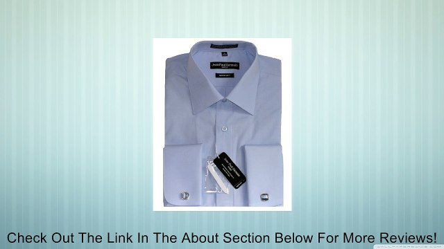 Blue French Cuff Dress Shirt (Cufflinks Included) Review