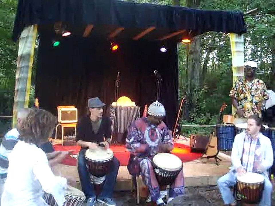 Répétion à Cheverny avant concert Août 2014