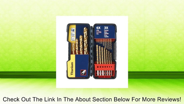 Bosch TI21 Titanium Drill Bit Set, 21-Piece Review