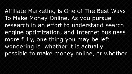 How you can make money with affiliate marketing