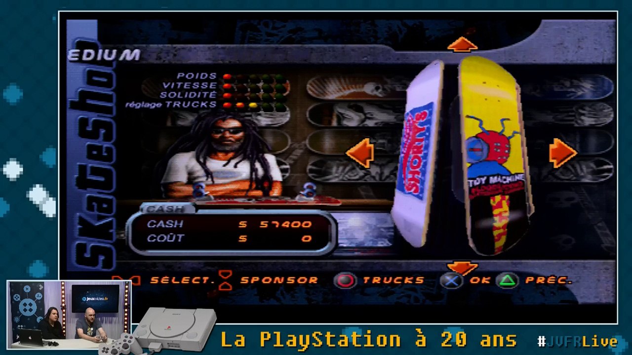 Replay Web TV - Replay - Tony Hawk Pro Skater 2 vu par Kevin (20 ans de la PS1)