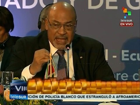 Ofrece Surinam informe-gestión como presidente pro tempore de UNASUR