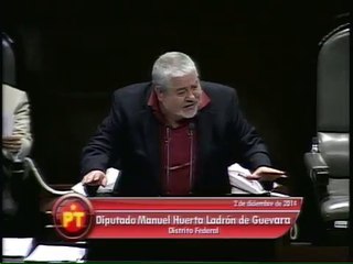 Dip.Manuel Huerta llama 'Pendejos y Ladrones' a priístas por cubrir corrupción del gobierno