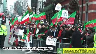 PTI UK #GONawazGo Protest London 4th Dec 14