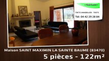 A vendre - Maison/Villa - SAINT MAXIMIN LA SAINTE BAUME (83470) - 5 pièces - 122m²