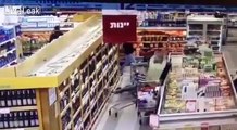 Dramatic footage shows supermarket stabbing attack